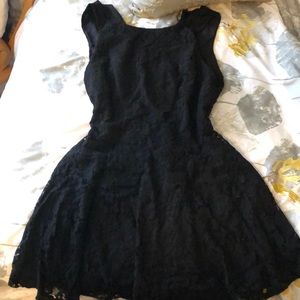 Monteau Black Lace Dress